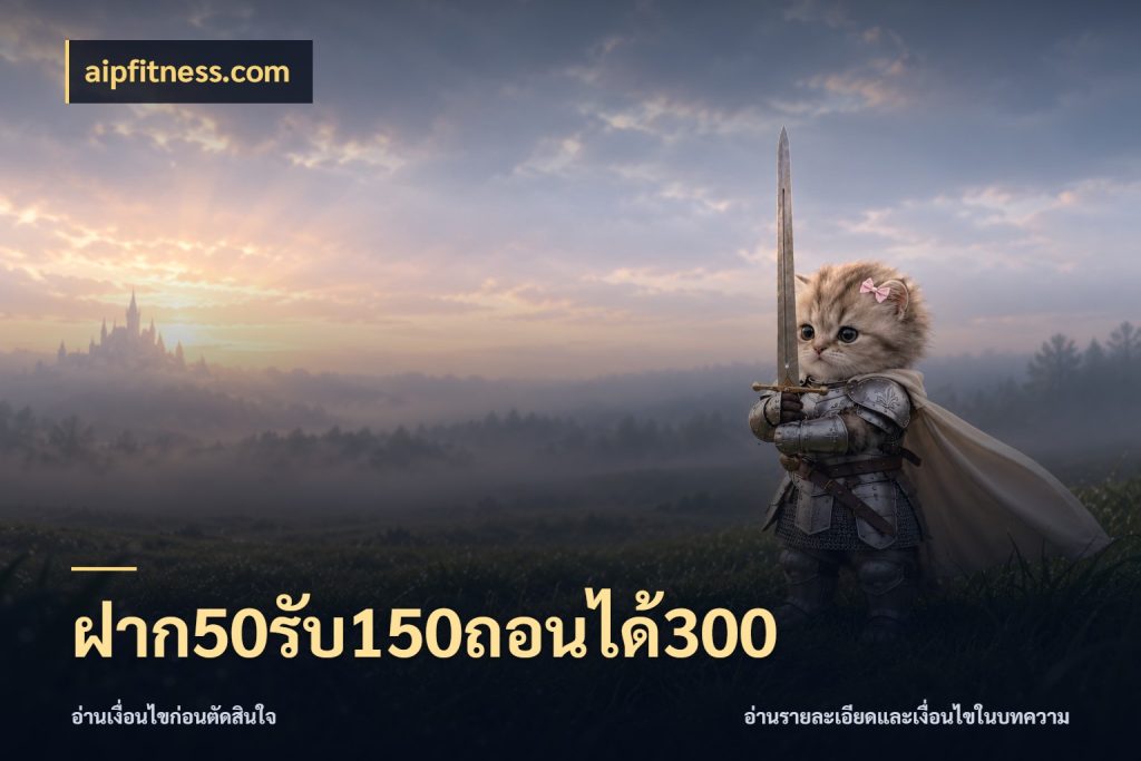 ฝาก50รับ150ถอนได้300 โปรกับเกมที่ชอบเลือกให้ตรงสไตล์ สไตล์ aipfitness.com