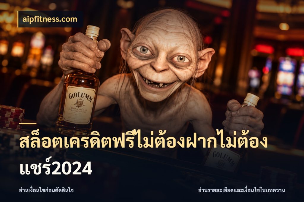 สล็อตเครดิตฟรีไม่ต้องฝากไม่ต้องแชร์2024 aipfitness.com รู้จักยอดและขอบเขตของเครดิตฟรี