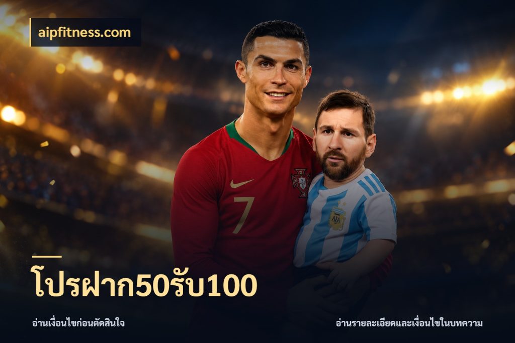 โปรฝาก50รับ100 จุดเด่นของเครดิตที่คนชอบเกมอยากรู้ กับ aipfitness.com