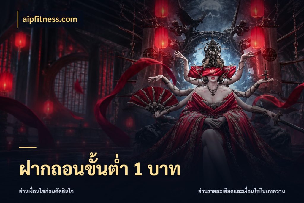 ฝากถอนขั้นต่ำ 1 บาท ทุนเบาก็มีสีสันในจังหวะของคุณ สไตล์ aipfitness.com