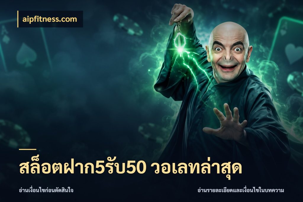 สล็อตฝาก5รับ50 วอเลทล่าสุด โปรยอดรับที่สายเกมสนใจ ในมุม aipfitness.com