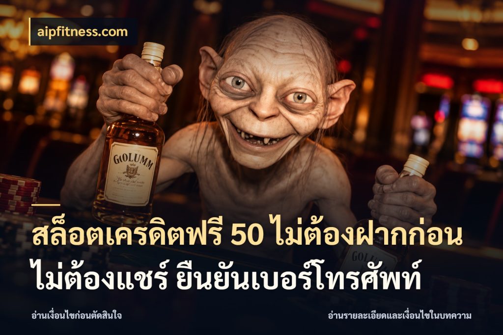 สล็อตเครดิตฟรี 50 ไม่ต้องฝากก่อน ไม่ต้องแชร์ ยืนยันเบอร์โทรศัพท์ เครดิตฟรีในมุมที่สายโบนัสสนใจ สไตล์ aipfitness.com