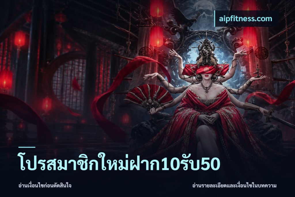 โปรสมาชิกใหม่ฝาก10รับ50
