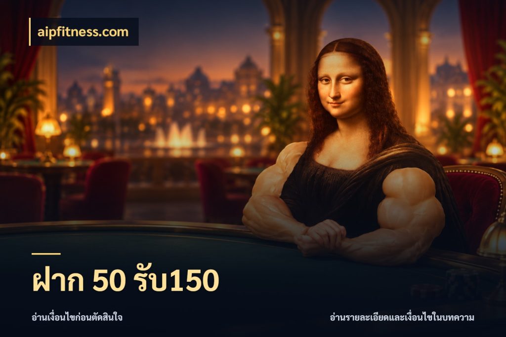ฝาก 50 รับ150 โปรกับเกมที่ชอบเลือกให้ตรงสไตล์ กับ aipfitness.com