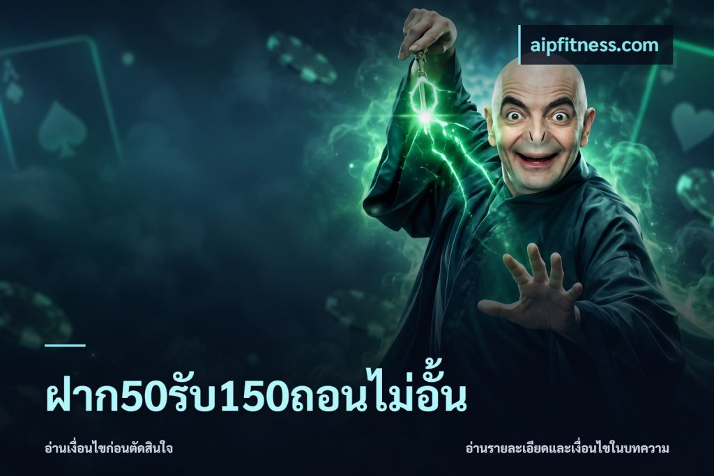 ฝาก50รับ150ถอนไม่อั้น