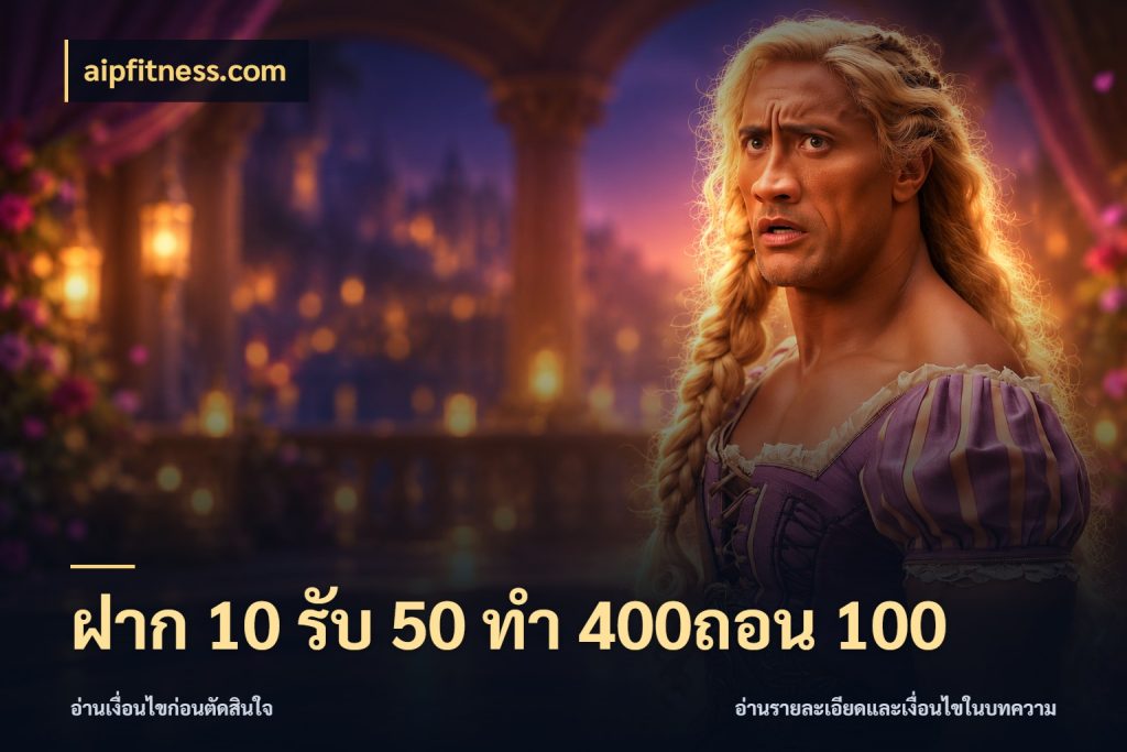 ฝาก 10 รับ 50 ทํา 400ถอน 100 สีสันของโปรฝากและยอดรับ ในมุม aipfitness.com