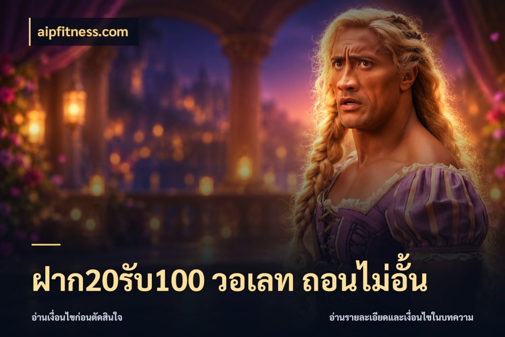 ฝาก20รับ100 วอเลท ถอนไม่อั้น จุดเด่นของเครดิตที่คนชอบเกมอยากรู้ สไตล์ aipfitness.com