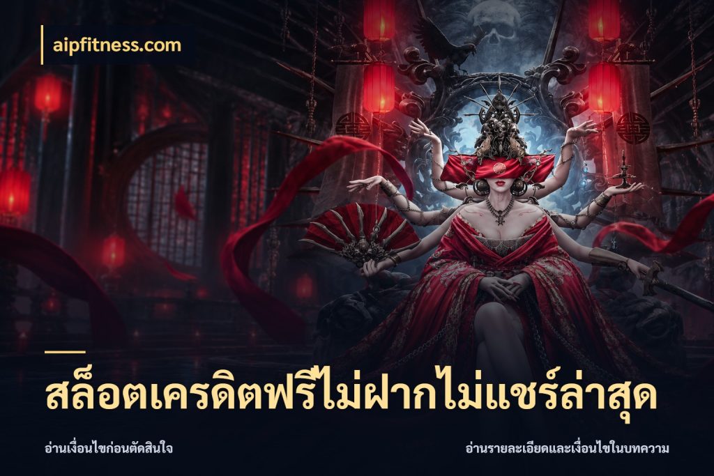 สล็อตเครดิตฟรีไม่ฝากไม่แชร์ล่าสุด เปิดประเด็นเครดิตฟรีสำหรับคนชอบลุ้น สไตล์ aipfitness.com