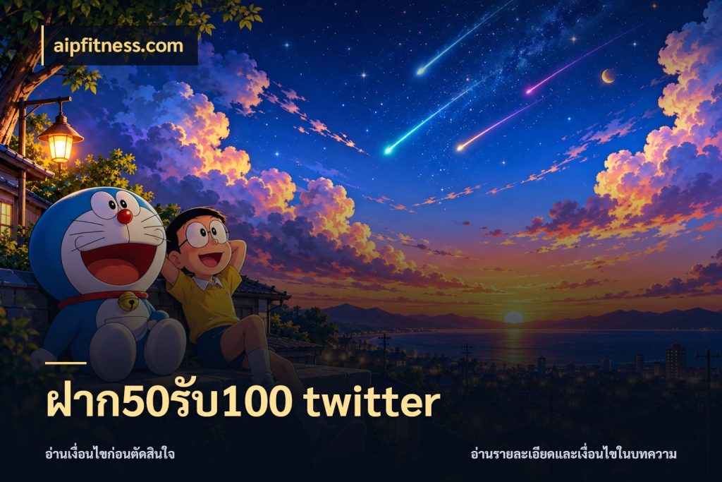ฝาก50รับ100 twitter เปิดมุมโปรให้เข้ากับเกมแนวโปรด กับ aipfitness.com