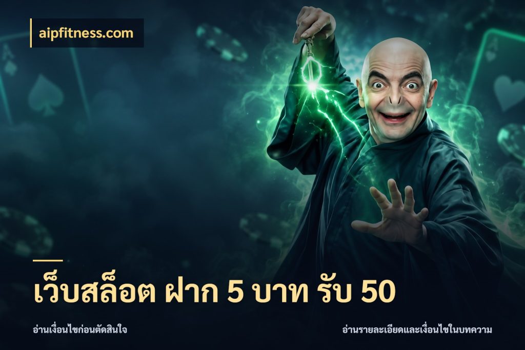 เว็บสล็อต ฝาก 5 บาท รับ 50 โปรยอดรับที่สายเกมสนใจ สไตล์ aipfitness.com