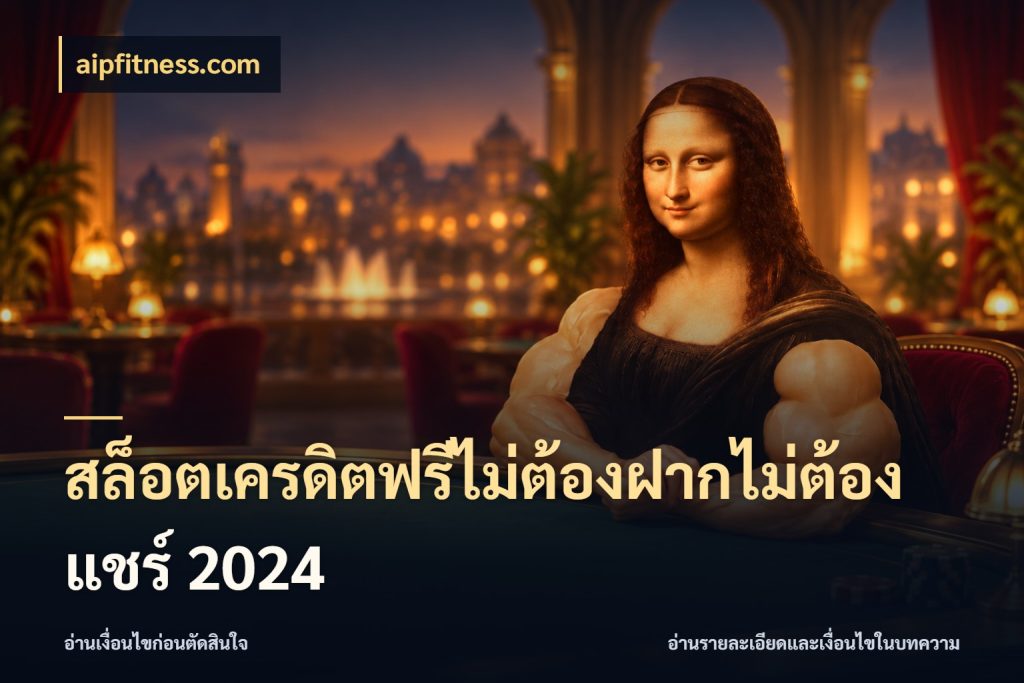 สล็อตเครดิตฟรีไม่ต้องฝากไม่ต้องแชร์ 2024 สีสันของเครดิตฟรีและเกมแนวที่ชอบ กับ aipfitness.com