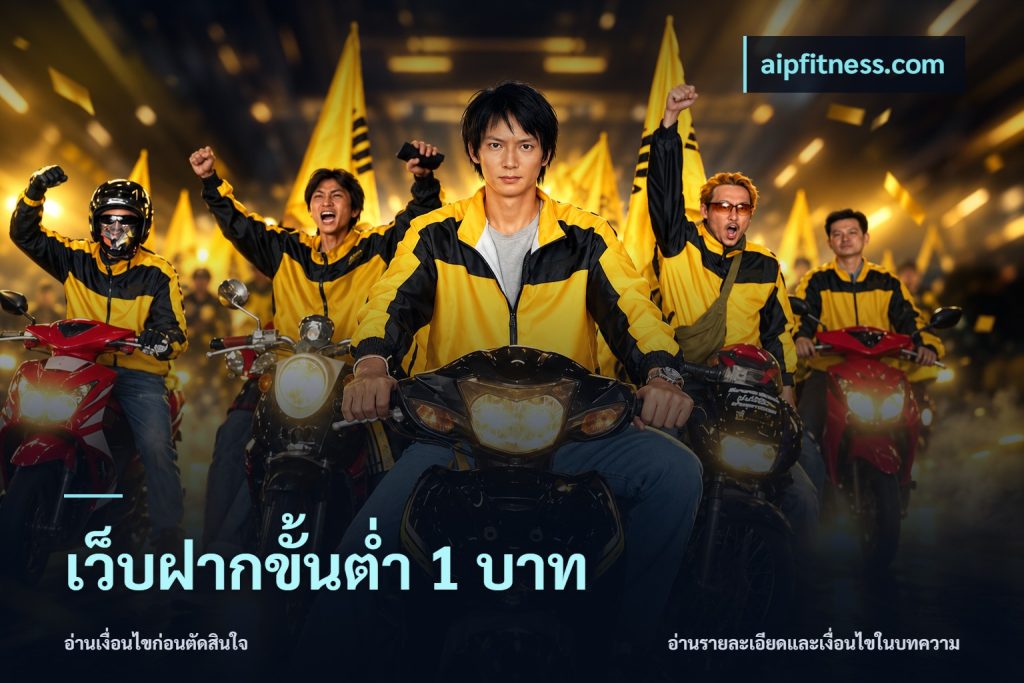เว็บฝากขั้นต่ำ 1 บาท