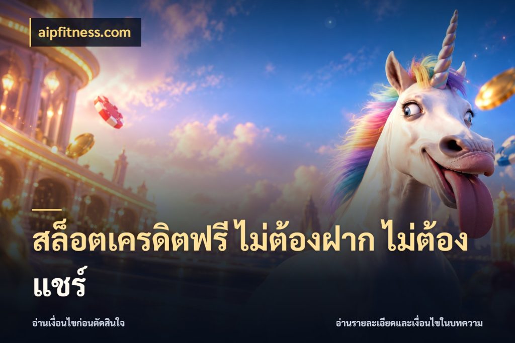 สล็อตเครดิตฟรี ไม่ต้องฝาก ไม่ต้องแชร์ aipfitness.com เลือกสไตล์ความสนุกจากรูปแบบเครดิต
