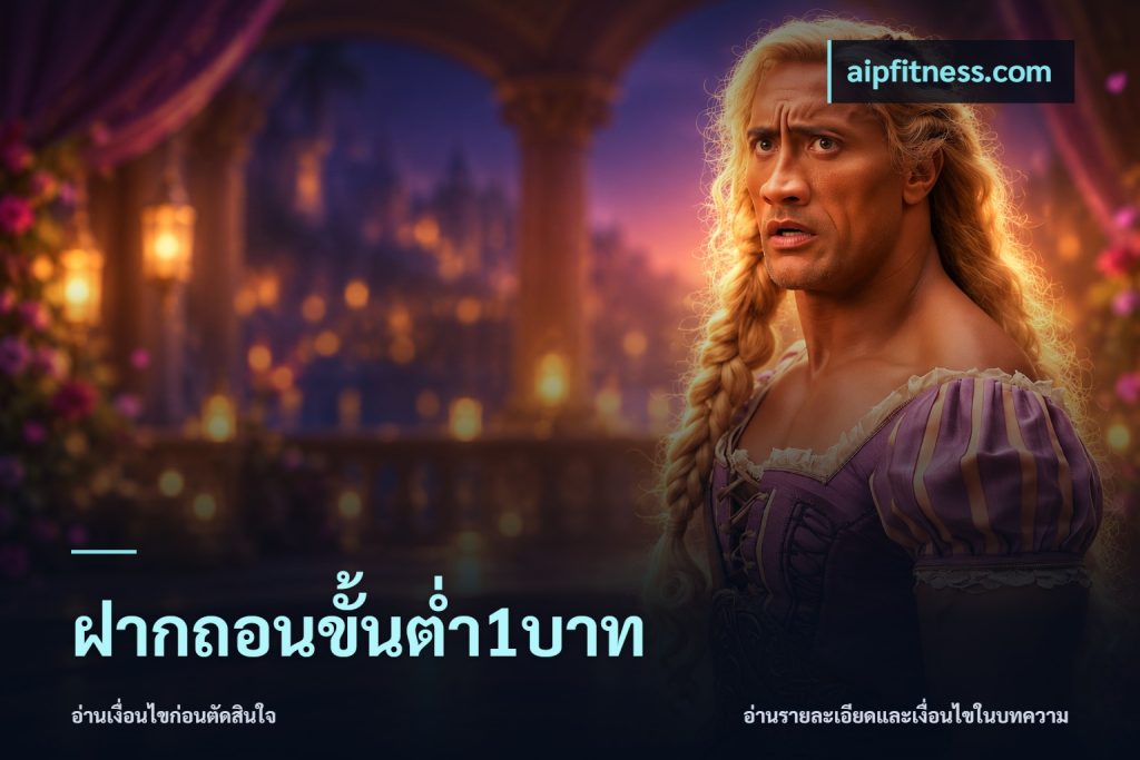 ฝากถอนขั้นต่ำ1บาท