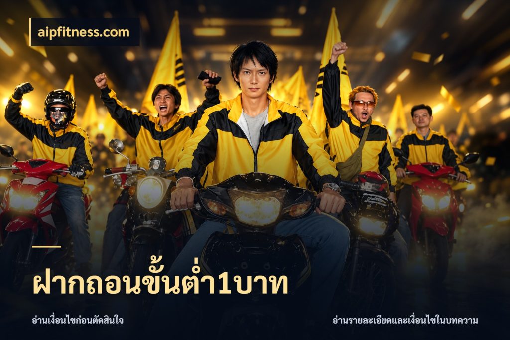 ฝากถอนขั้นต่ำ1บาท จำนวนเริ่มต้นกับสไตล์เกมที่ชอบ กับ aipfitness.com