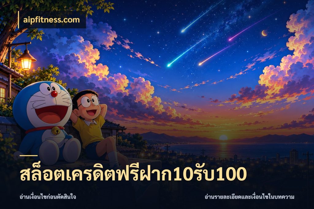 สล็อตเครดิตฟรีฝาก10รับ100 จับคู่โบนัสกับสไตล์เกมที่ชอบ สไตล์ aipfitness.com
